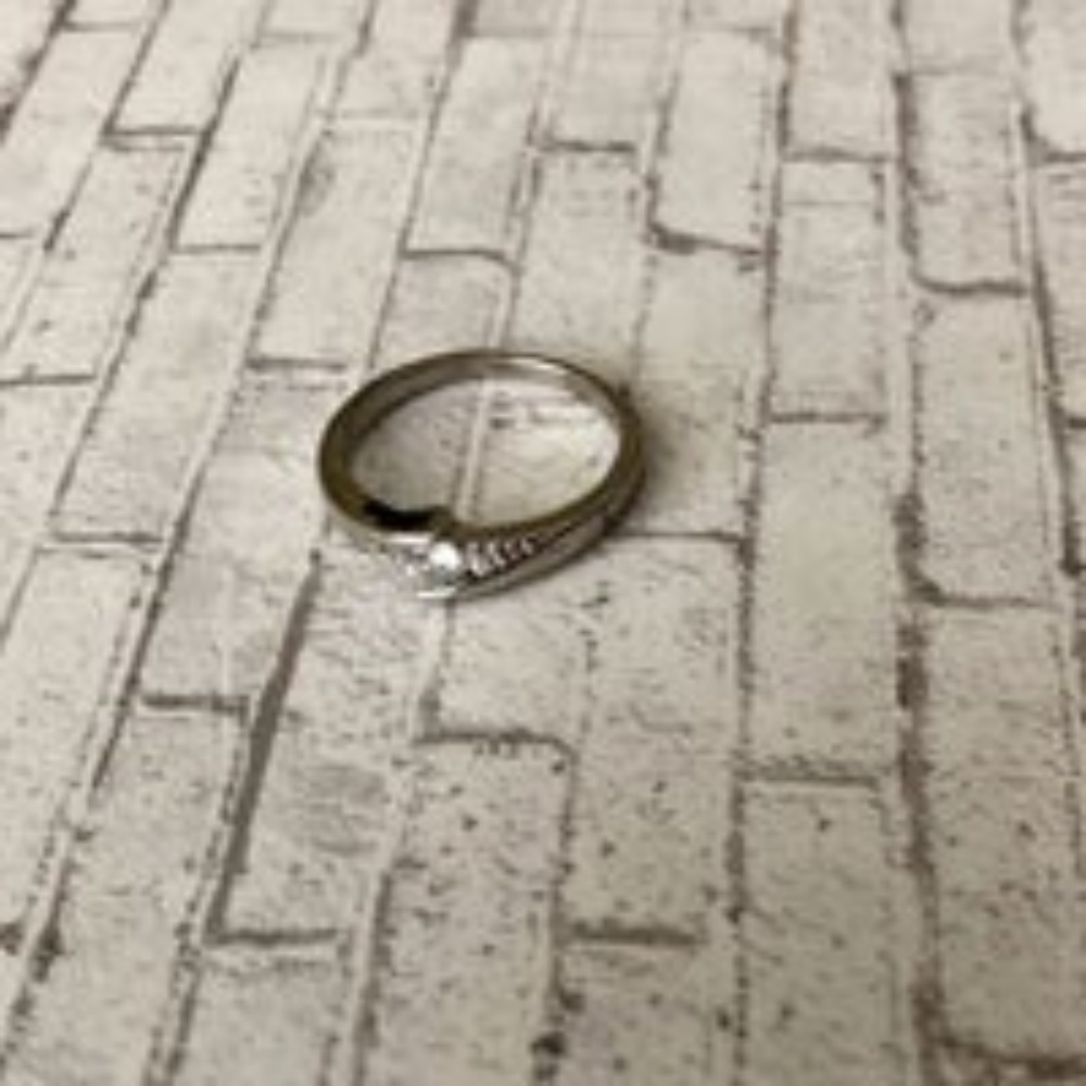 NEW 925SILVER WG OVERLAY ROUND CUT MOISSANITE RING - Picture 5 of 8